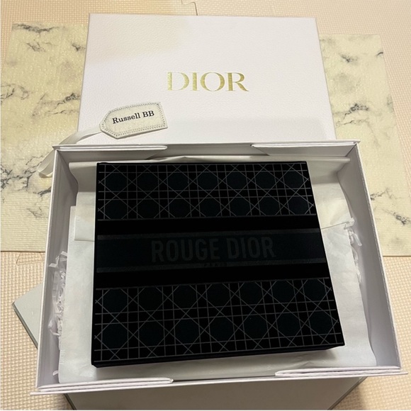 Rouge Dior Beauty Velvet Organizer Vanity Case / Jewelry Storage Box • Large - Picture 13 of 17